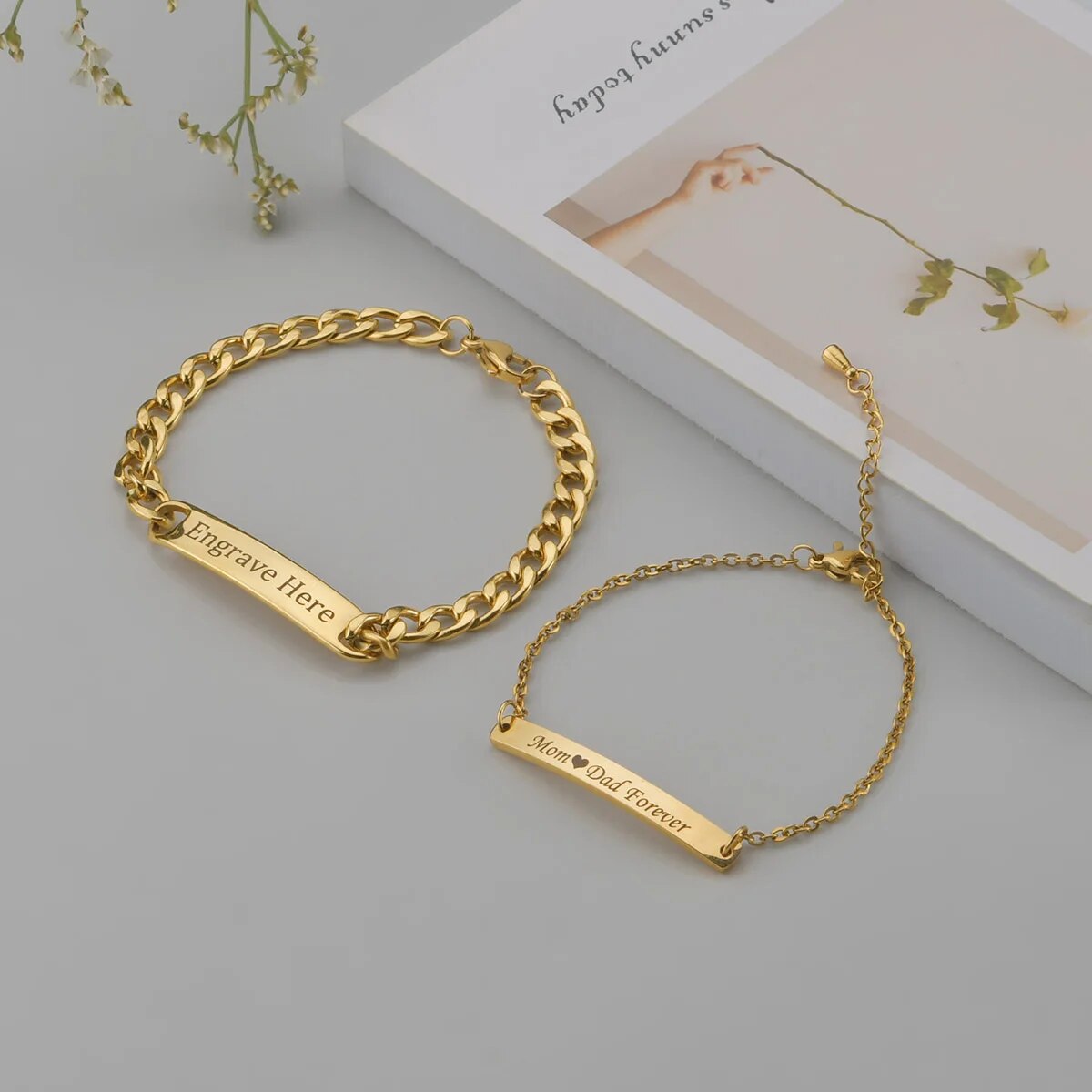 Pulseras "Promesa" - Pack de 2