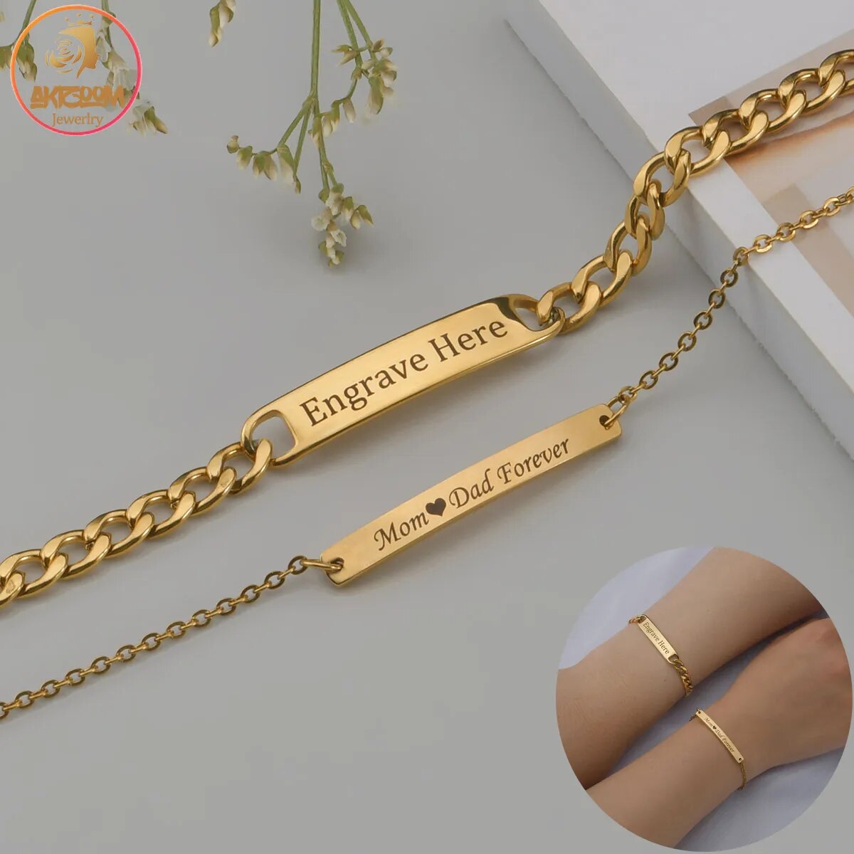 Pulseras "Promesa" - Pack de 2
