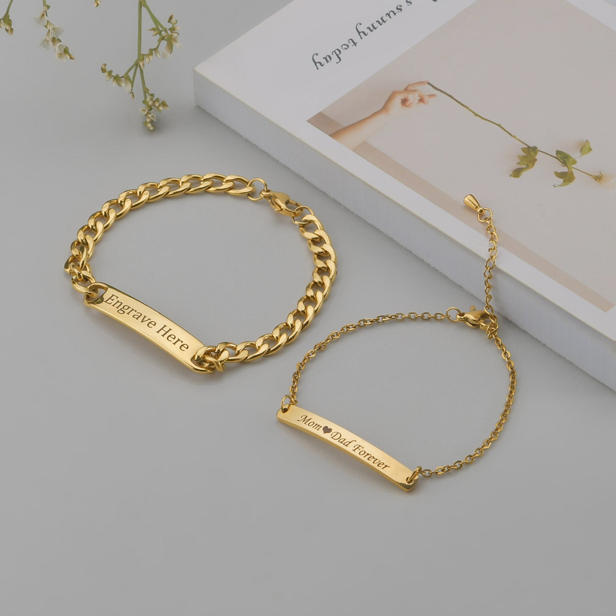 Pulseras "Promesa" - Pack de 2