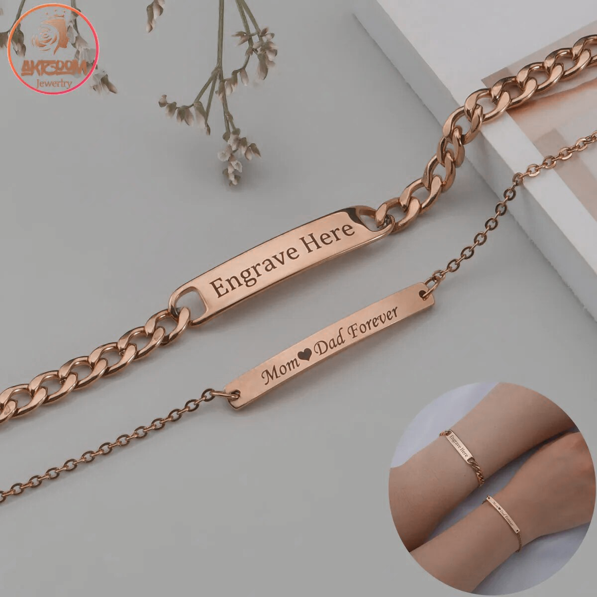 Pulseras "Promesa" - Pack de 2
