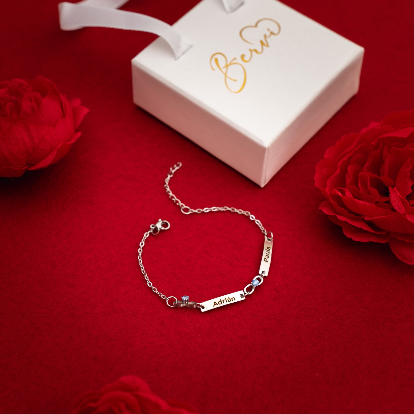 Pulseira infinita personalizada