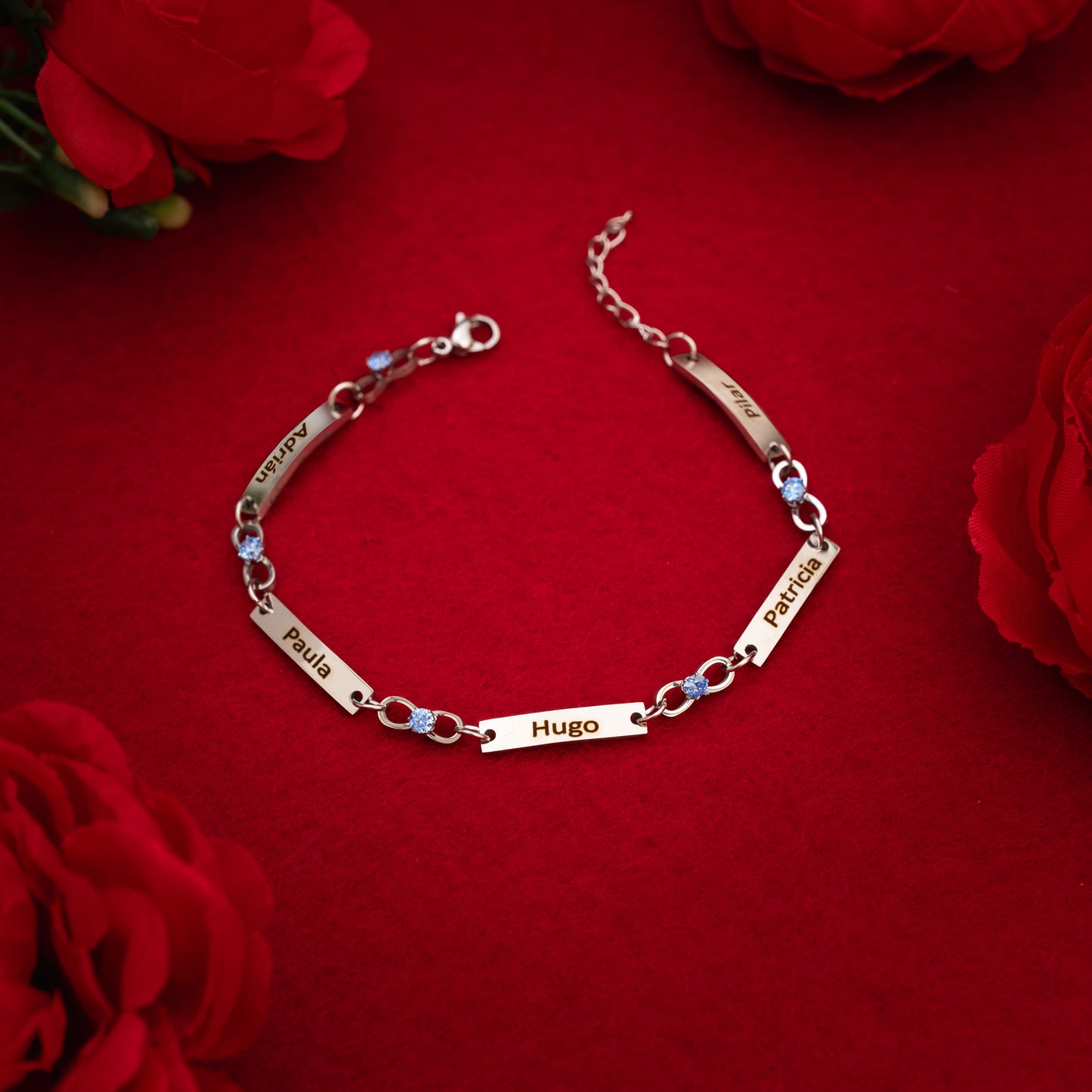 Pulseira infinita personalizada