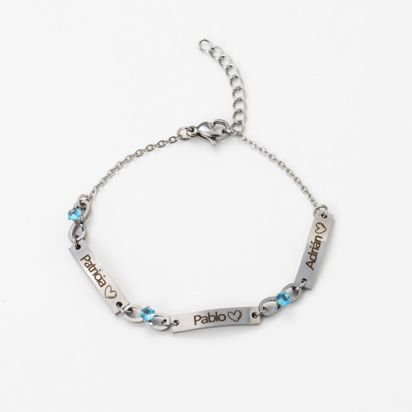Pulseira infinita personalizada