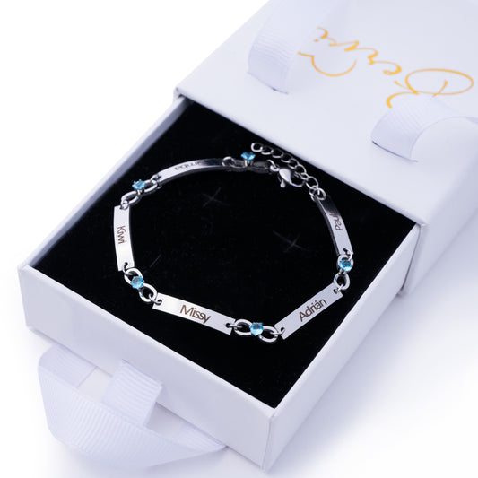 Pulseira infinita personalizada