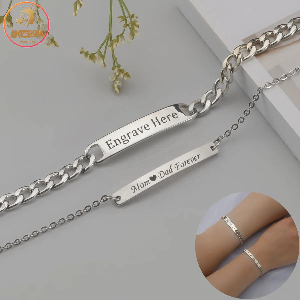 Pulseras "Promesa" - Pack de 2